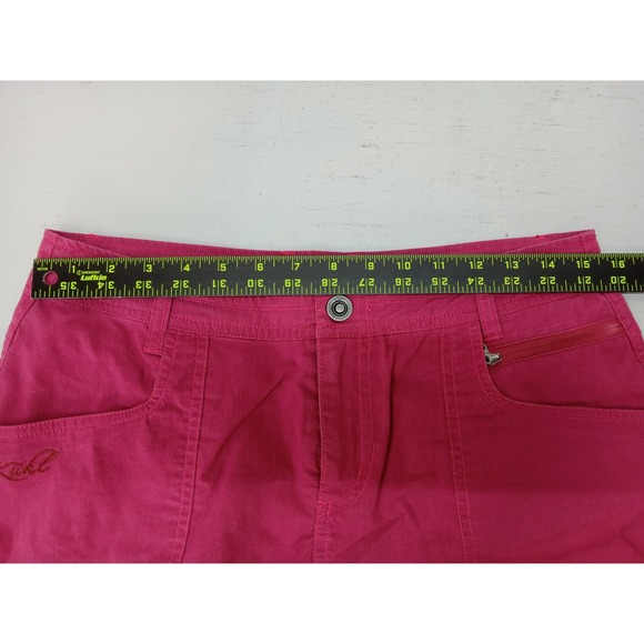 Kuhl Womens Cargo A-Line Skirt Outdoor Travel Hiking Utility Athletic Small Pink - Picture 11 of 13